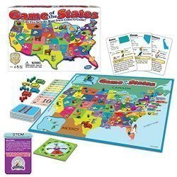 Winning Moves Games Game of The States, Can You Sell The Most from Coast to Coast? Game Board Game