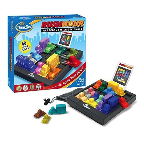 ThinkFun Rush Hour Traffic Jam Logic Game and STEM Toy for Boys and