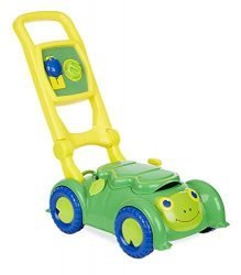 Melissa & Doug Sunny Patch Snappy Turtle Lawn Mower – Pretend Play Toy for Kids
